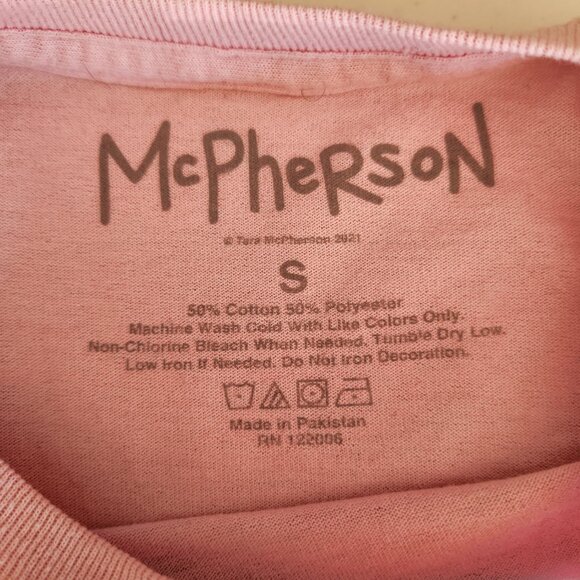 Tara McPherson “Ohana” Graphic T-Shirt Women’s Small Pink Hot Topic Exclusive - Picture 6 of 6